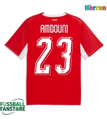 Schweiz Zeki Amdouni #23 Replik Heimtrikot WM 2026 Kurzarm